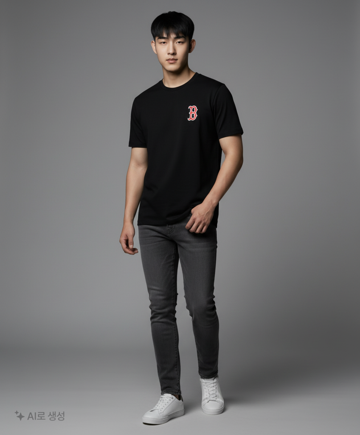 엠엘비(MLB) 팝콘 EST 백로고 티셔츠 B (BLACK) XL