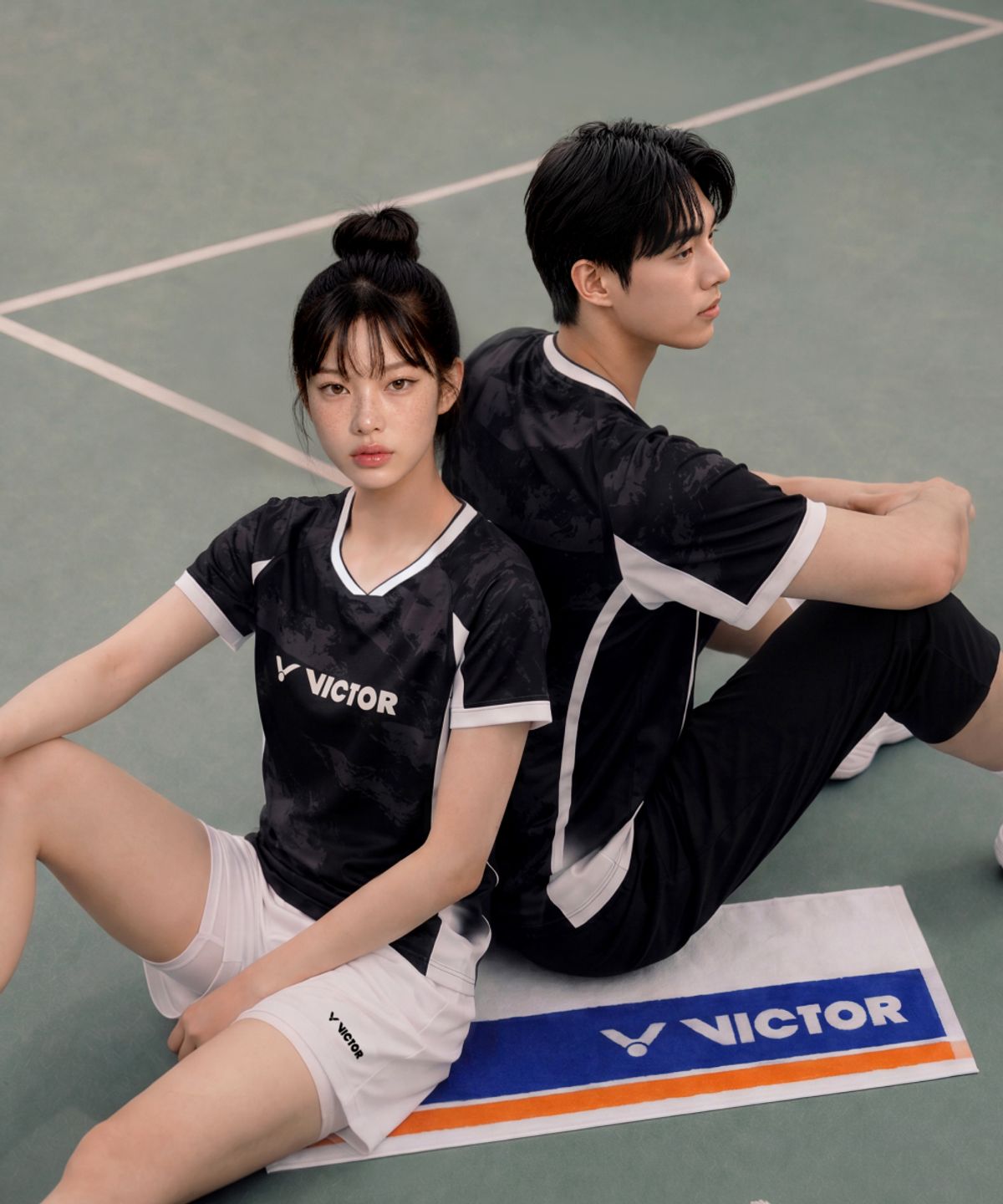 빅터(VICTOR) URBAN CAMO 배드민턴 남성 티셔츠 (VTC6CGW002M)