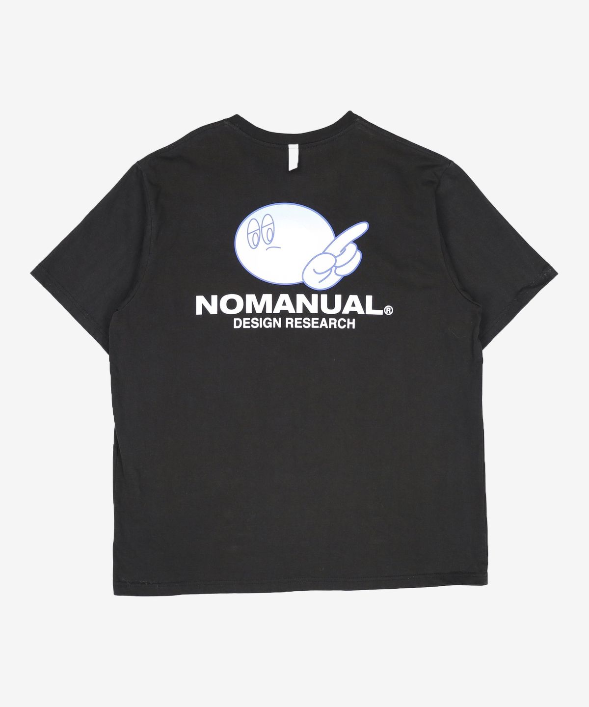 노매뉴얼(NOMANUAL) LOGO PATCHED T-SHIRT - BLACK L
