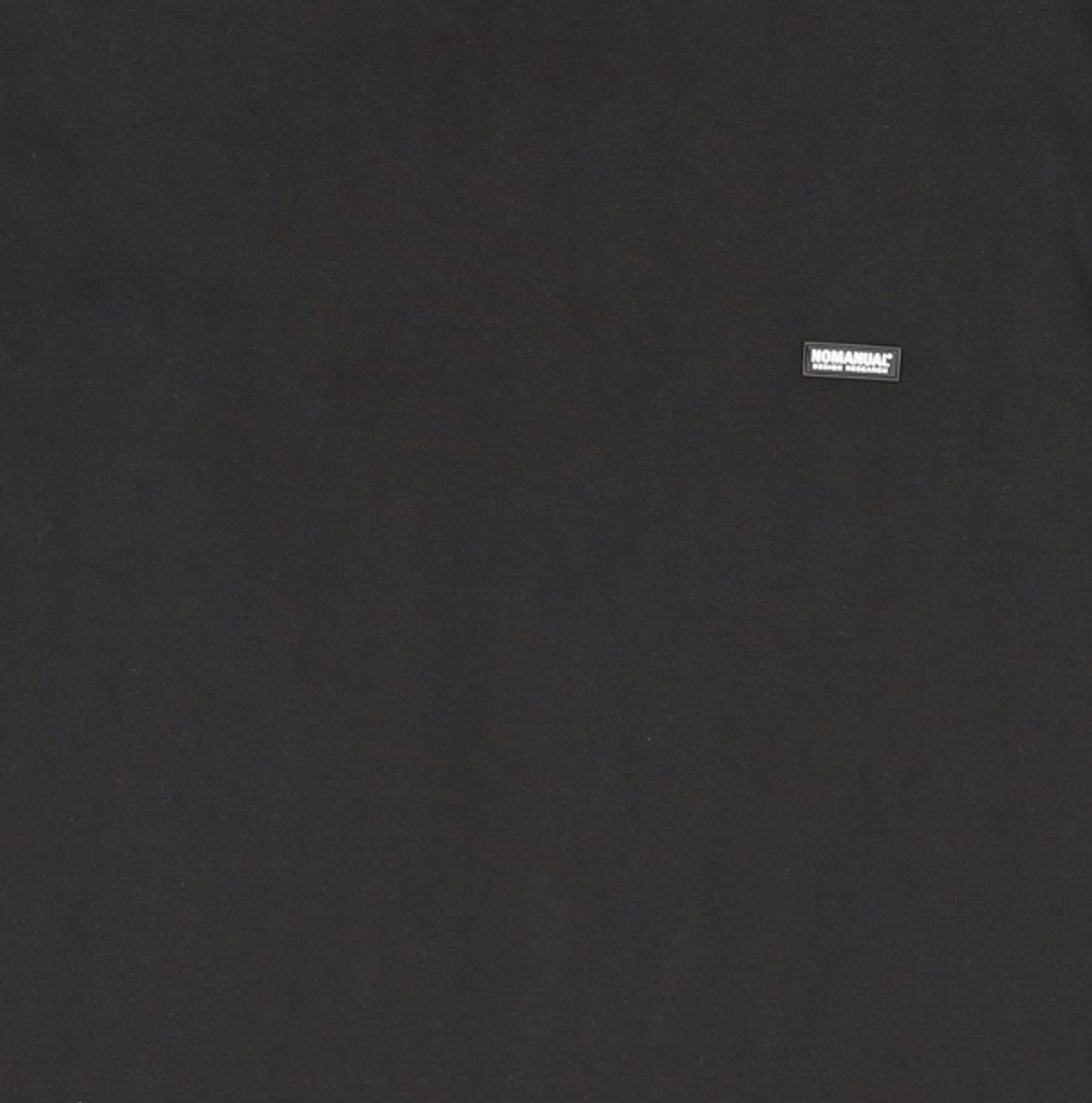 노매뉴얼(NOMANUAL) LOGO PATCHED T-SHIRT - BLACK L