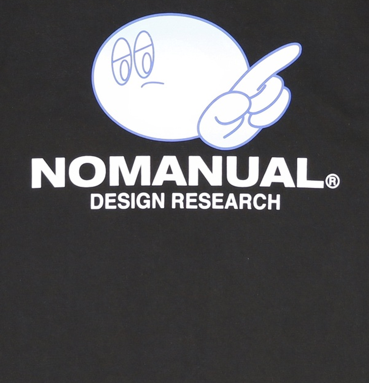 노매뉴얼(NOMANUAL) LOGO PATCHED T-SHIRT - BLACK L