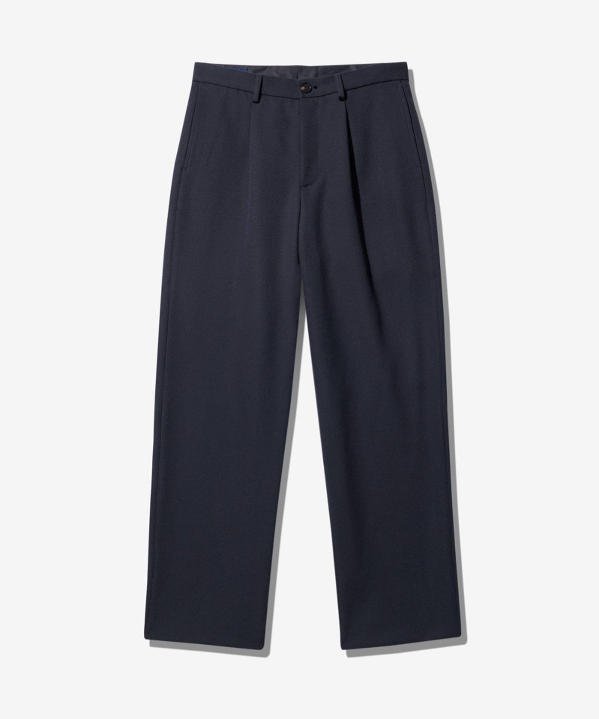 노아(NOAH) (U) 바레시아 울 플리츠 트라우저 네이비 BARATHEA WOOL PLEATED TROUSER NAVY