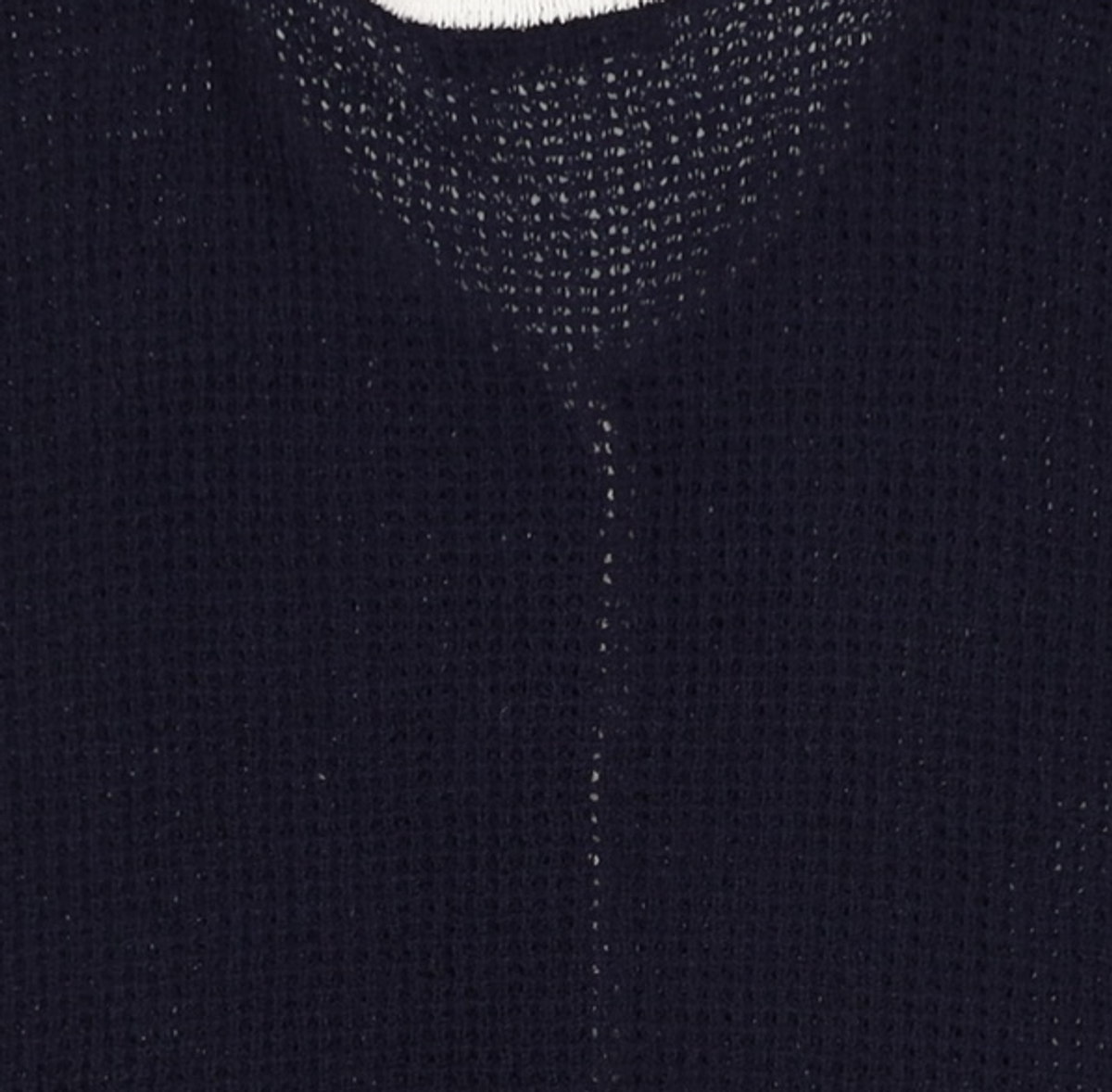 미쏘(MIXXO) 라운드넥 배색 반팔 가디건 MIWCKC714T S