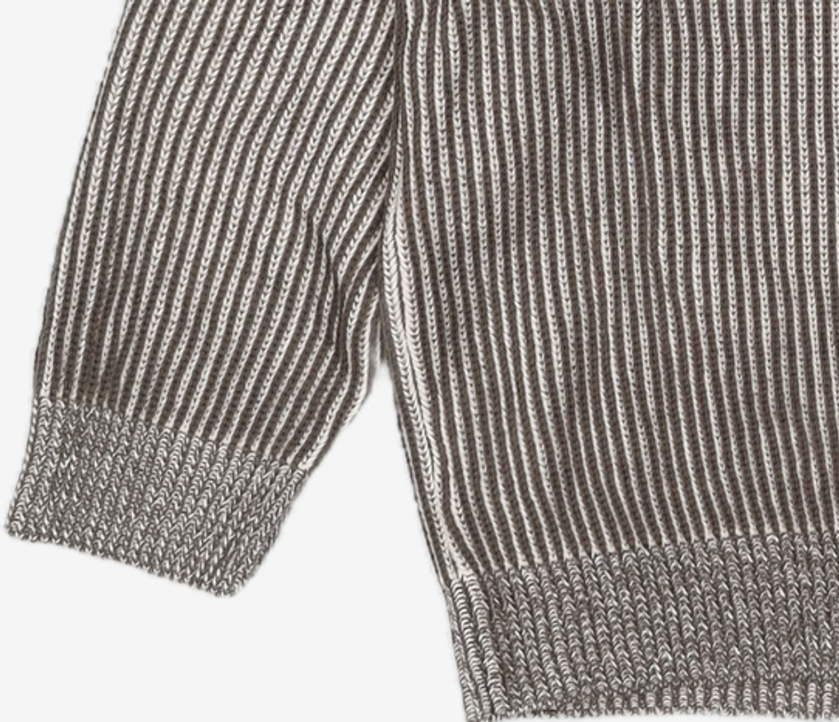 크리틱(CRITIC) Goth Logo Knit Dark Grey L