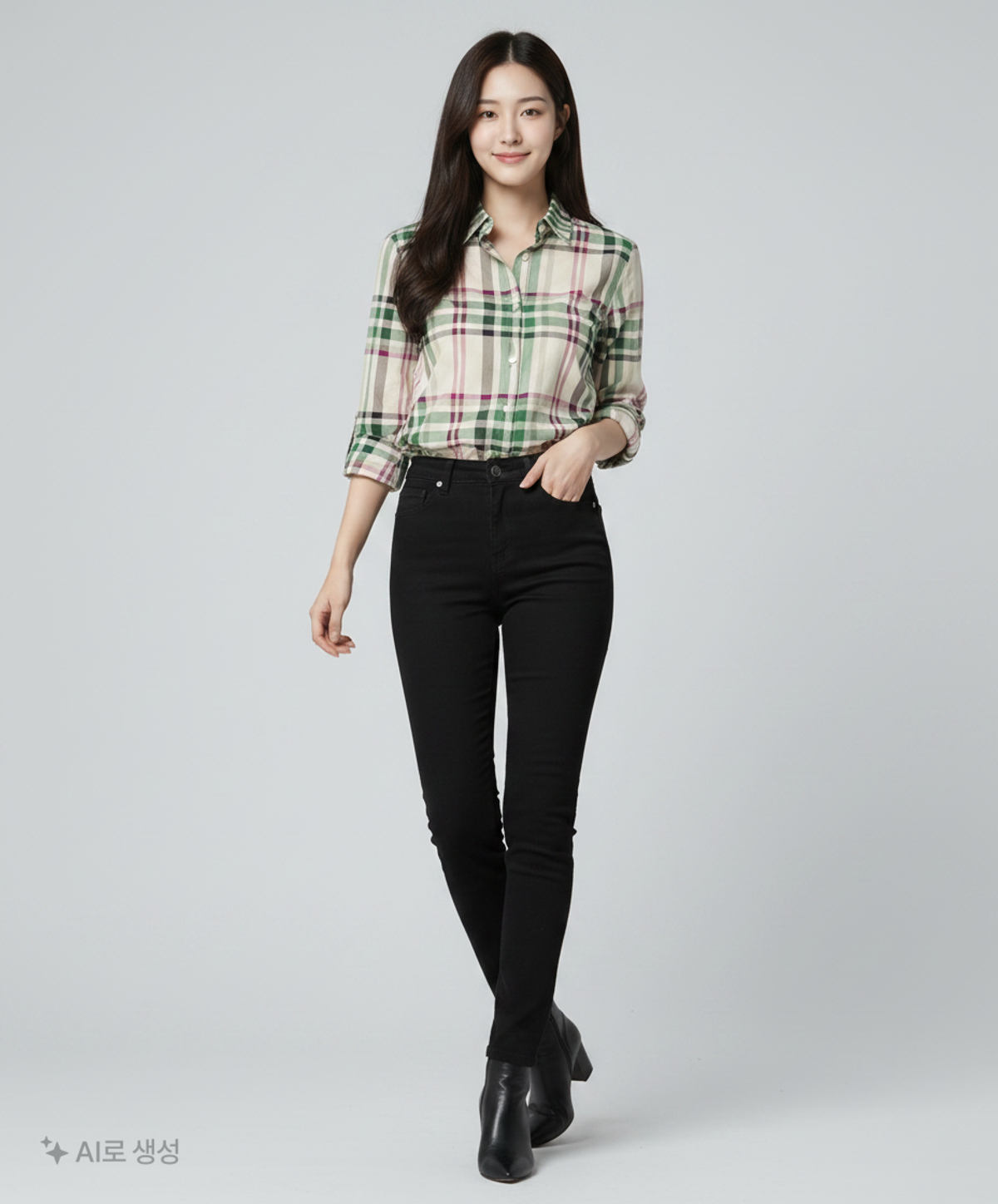 빈폴(BEAN POLE) 캐주얼 셔츠 90