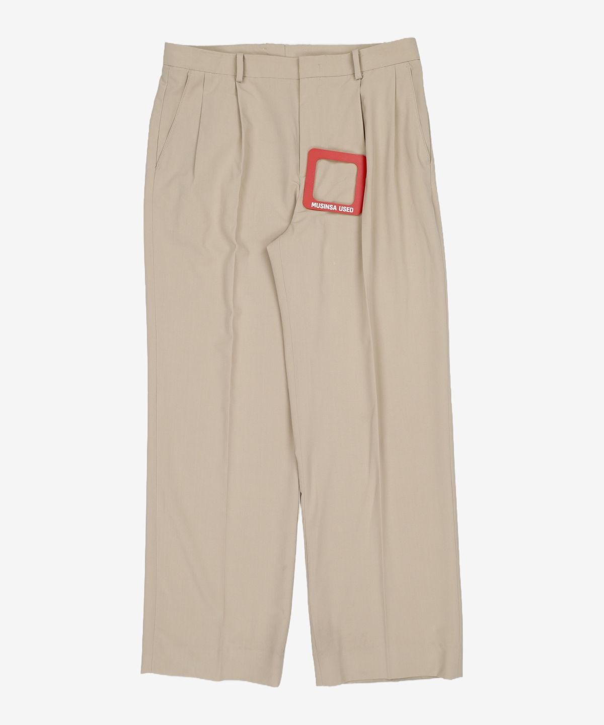 티엔지티(TNGT) IVORY WIDE FIT 2PLEATS TROUSERS TNPA1E706IV 86