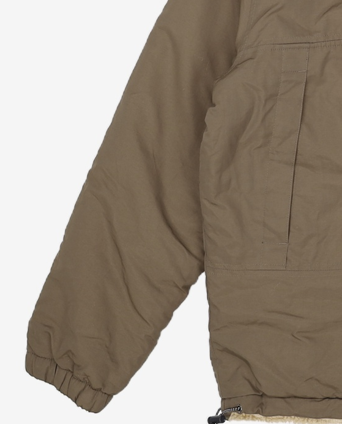 브라운브레스(BROWNBREATH) HOOD BOA FLEECE JACKET - BEIGE M