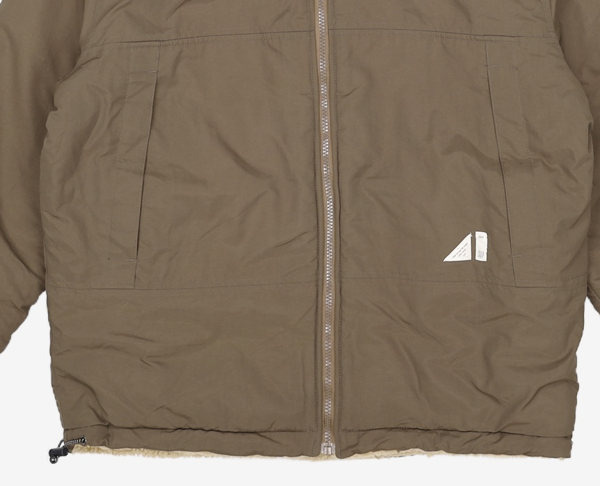 브라운브레스(BROWNBREATH) HOOD BOA FLEECE JACKET - BEIGE M