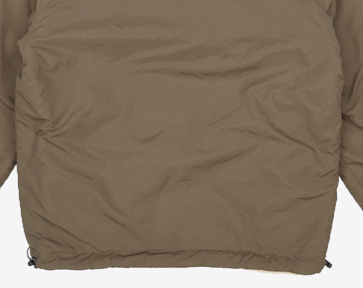 브라운브레스(BROWNBREATH) HOOD BOA FLEECE JACKET - BEIGE M
