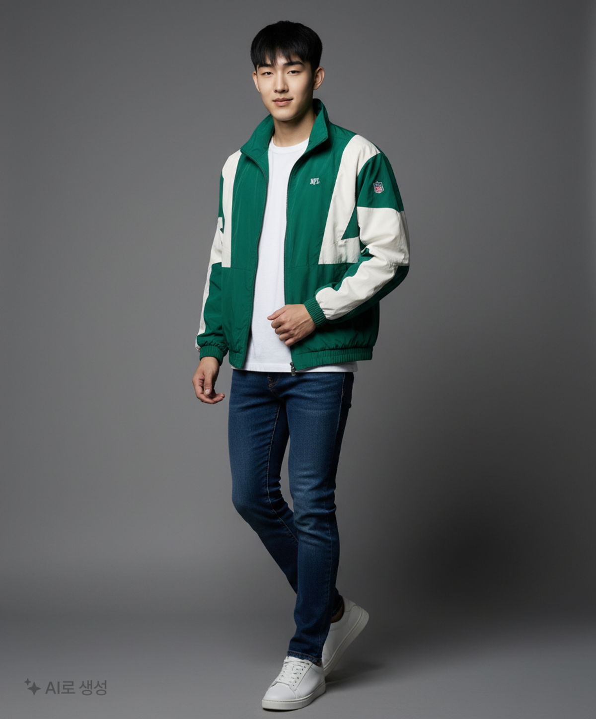 엔에프엘(NFL) F223UWJ101 컴바인 자켓 JETSGREEN 105