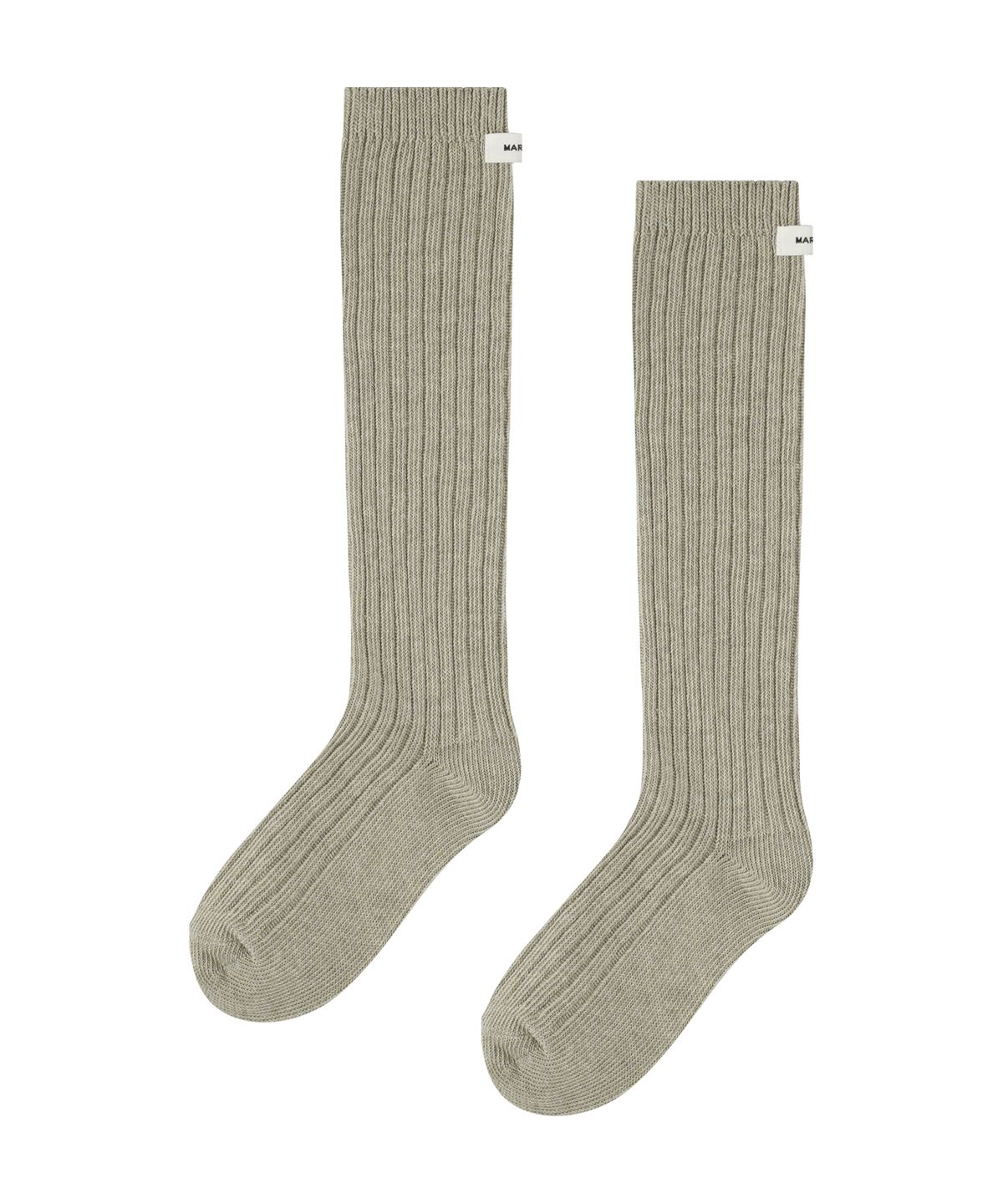 마리떼 프랑소와 저버(MARITHÉ + FRANҪOIS GIRBAUD) W BASIC SOFT MIDDLE SOCKS oatmeal