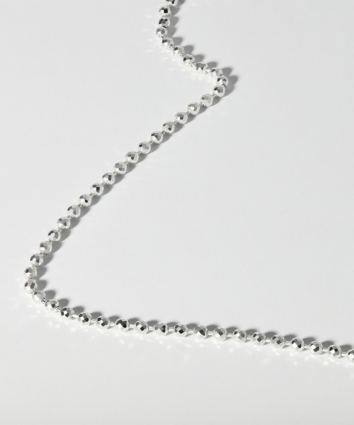 엘렌쥬얼리(HELENE JEWELRY) 실버 Silver 925 미러 볼 체인 은 목걸이