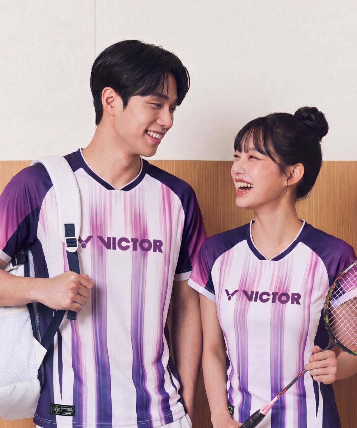 빅터(VICTOR) RAY PURPLE 배드민턴 여성 티셔츠 (VTC6CGW013F)