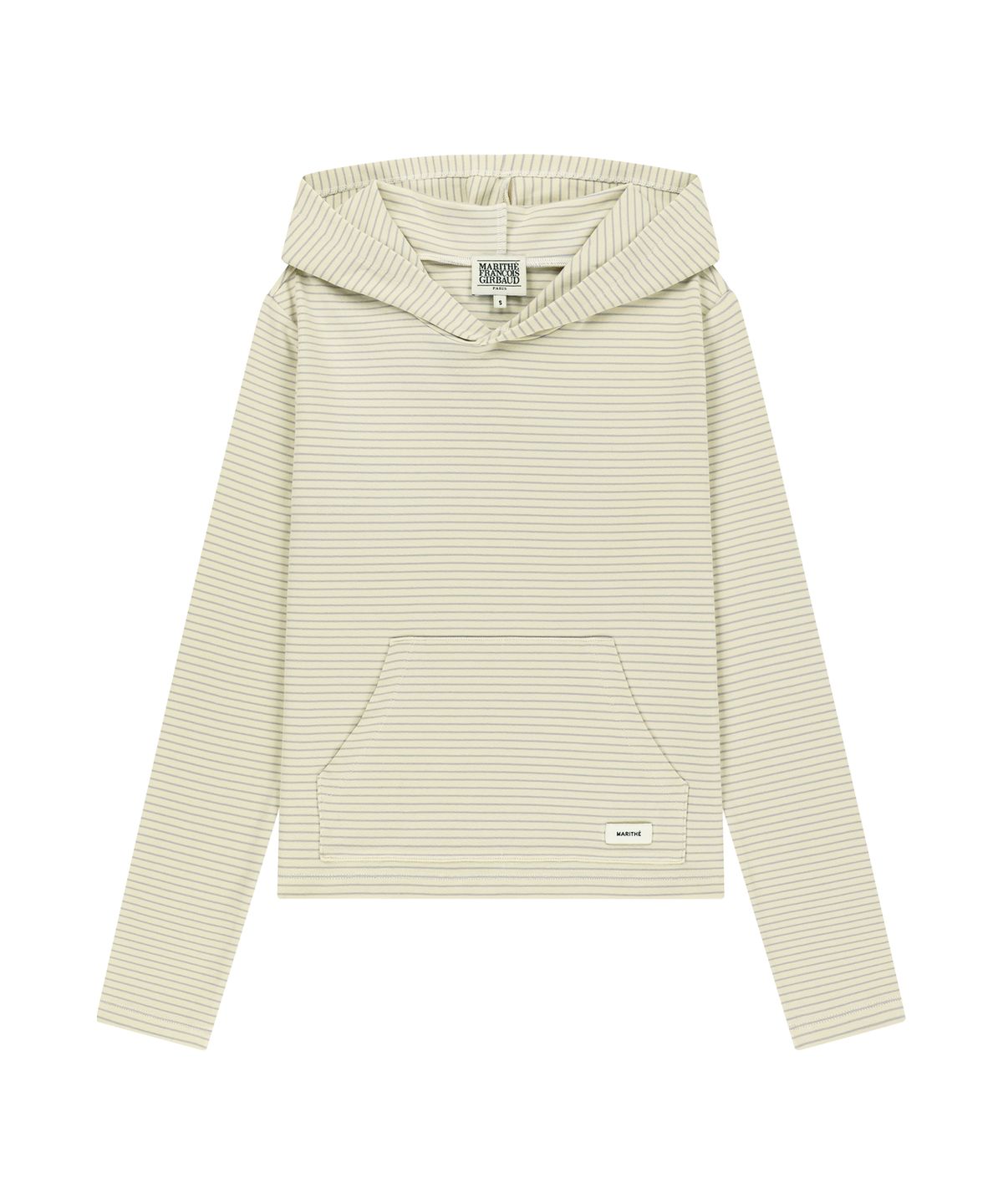 마리떼 프랑소와 저버(MARITHÉ + FRANҪOIS GIRBAUD) W BASIC HOODIE LONG SLEEVE butter