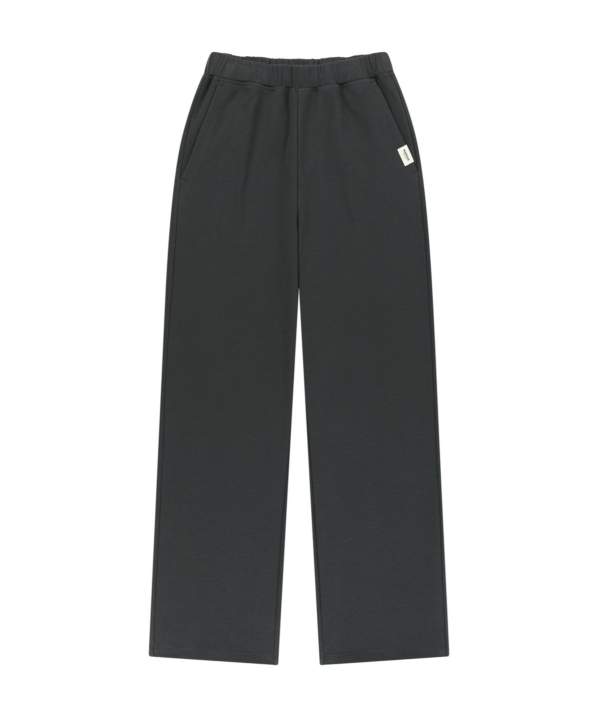 마리떼 프랑소와 저버(MARITHÉ + FRANҪOIS GIRBAUD) W BASIC FOLD-OVER SWEAT PANTS charcoal