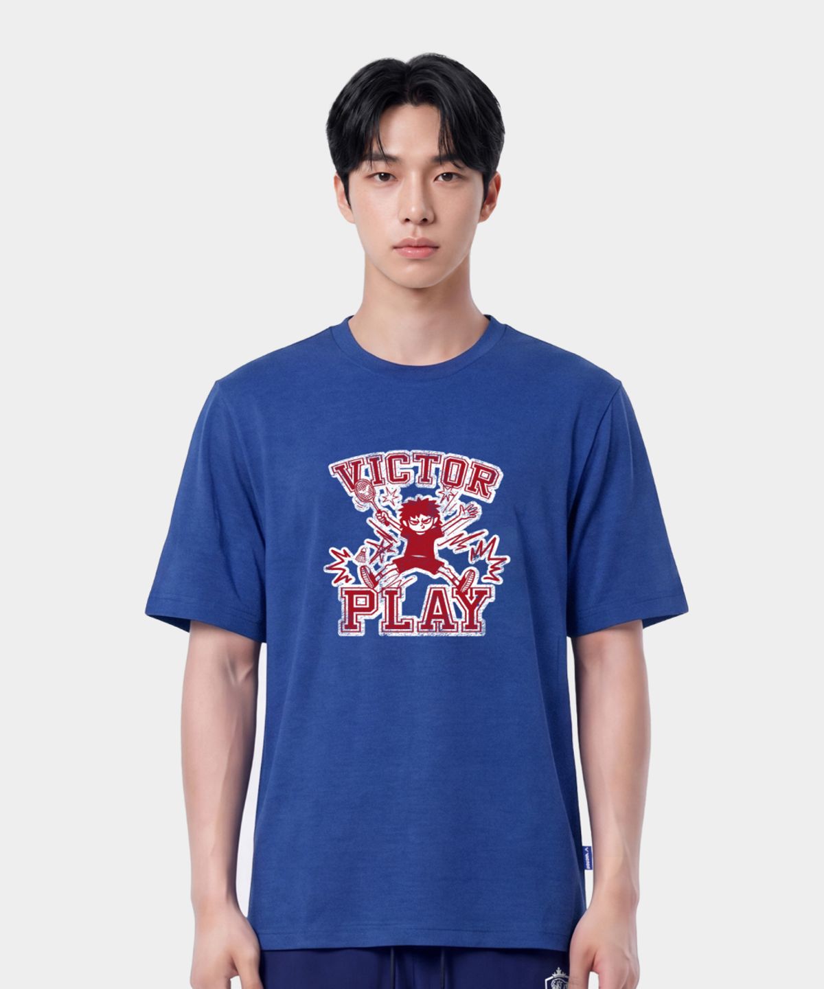 빅터(VICTOR) ROYAL SPARKY 공용 오버핏 티셔츠 (VTC6CTO102U)