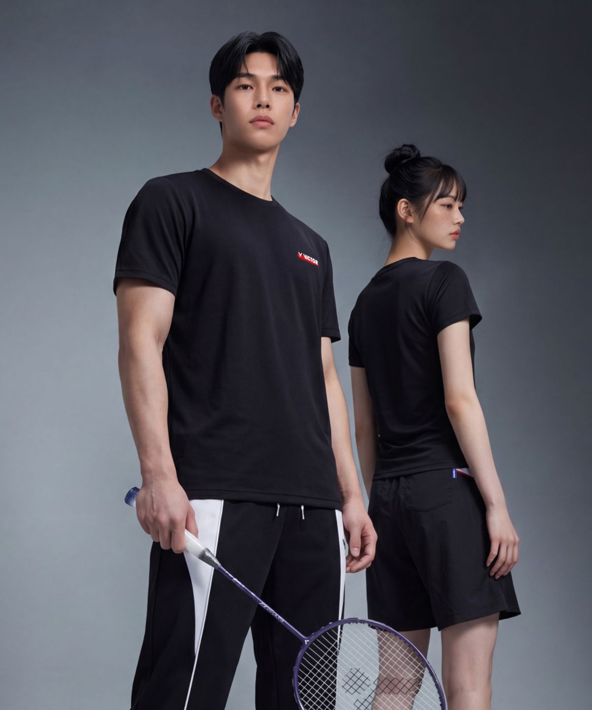 빅터(VICTOR) MATTE MINIMAL 배드민턴 여성 티셔츠 (VTC6CTS002F)