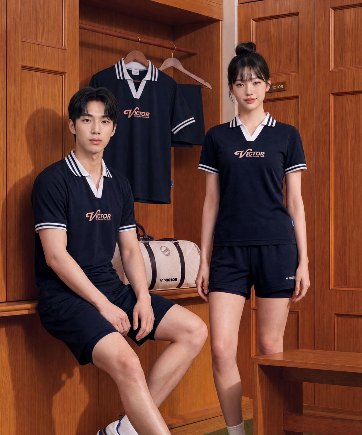 빅터(VICTOR) SAFE LEGGINGS 남성 투인원 반바지 (VTC6CPS001M)