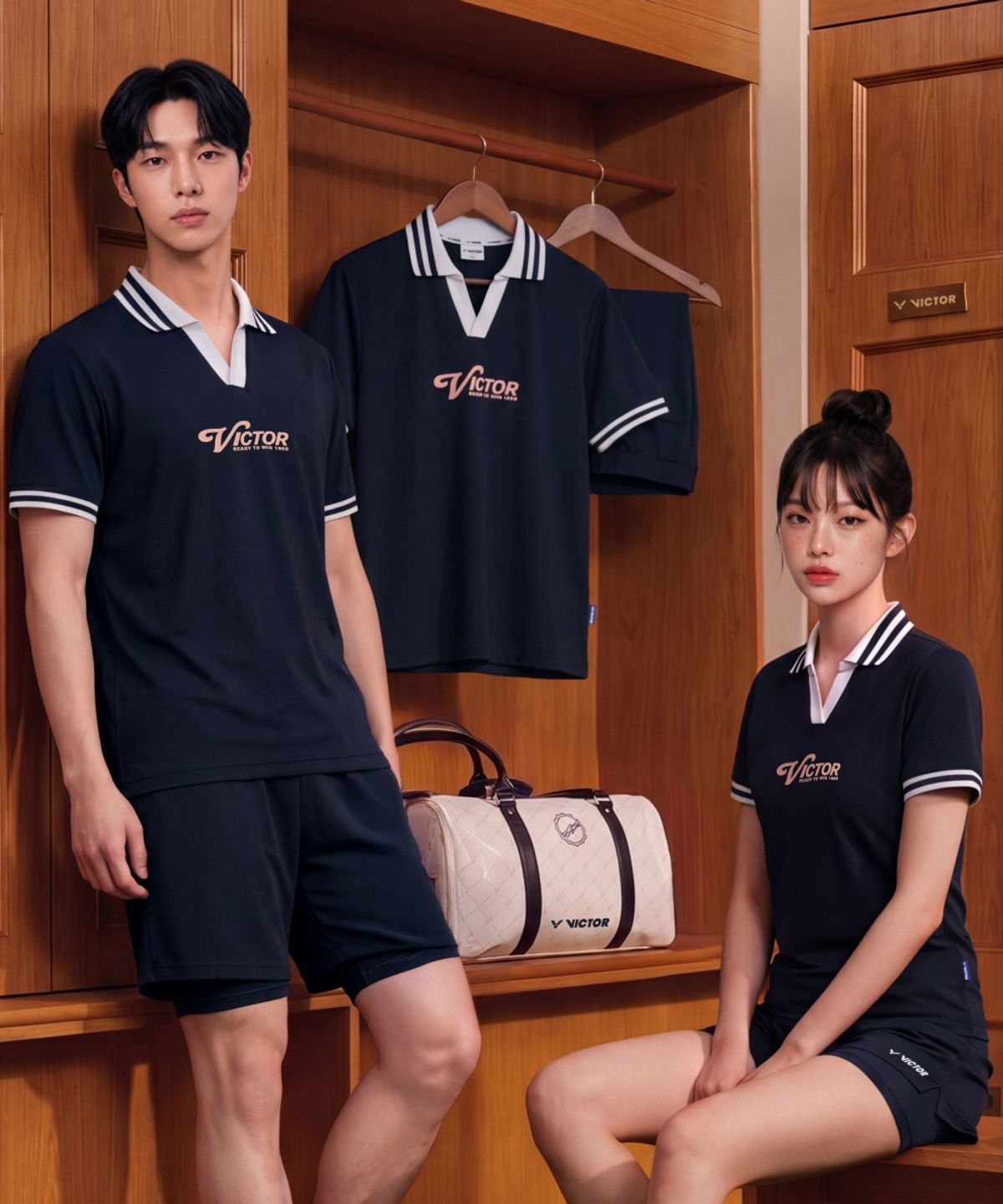 빅터(VICTOR) SAFE LEGGINGS 남성 투인원 반바지 (VTC6CPS001M)