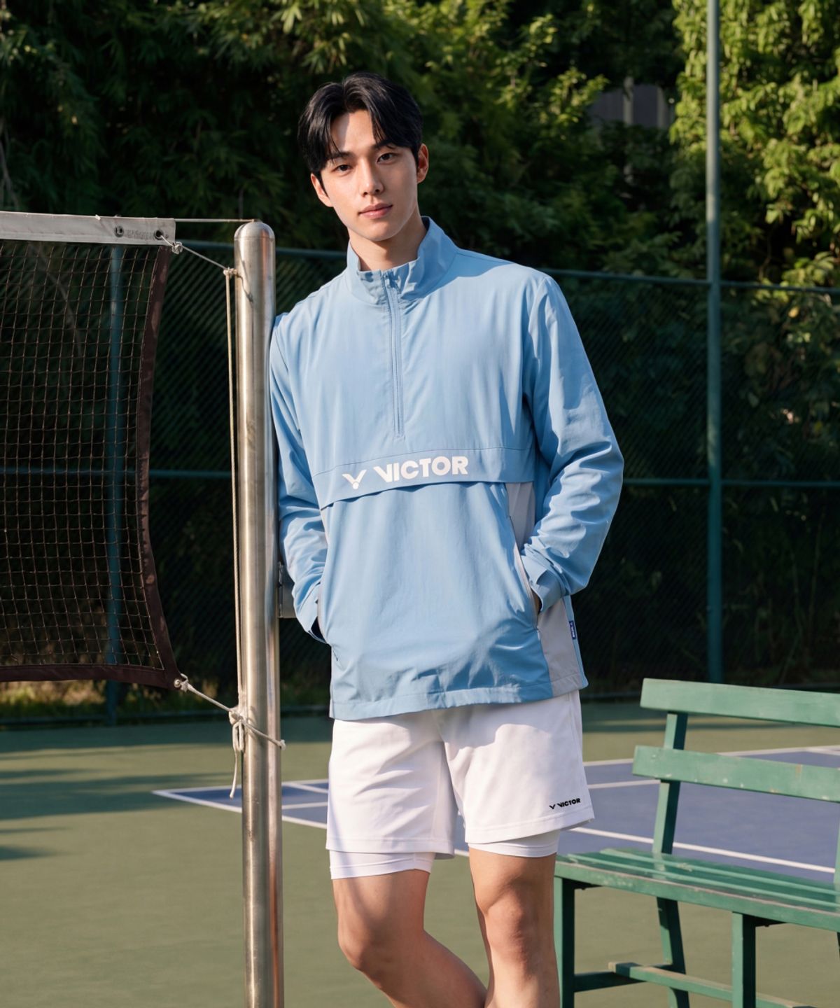 빅터(VICTOR) SAFE LEGGINGS 남성 투인원 반바지 (VTC6CPS002M)
