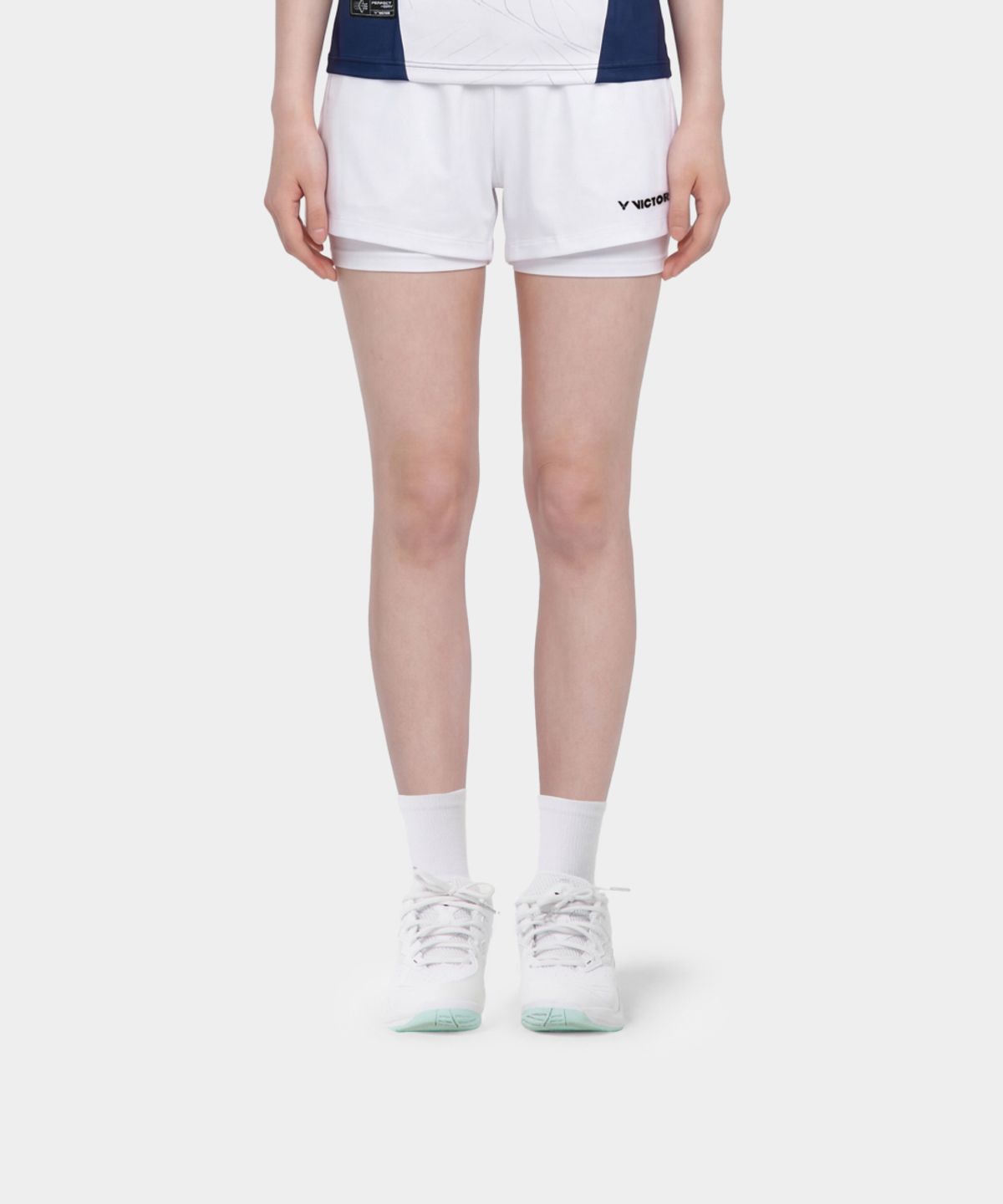 빅터(VICTOR) SAFE LEGGINGS 여성 투인원 반바지 (VTC6CPS002F)