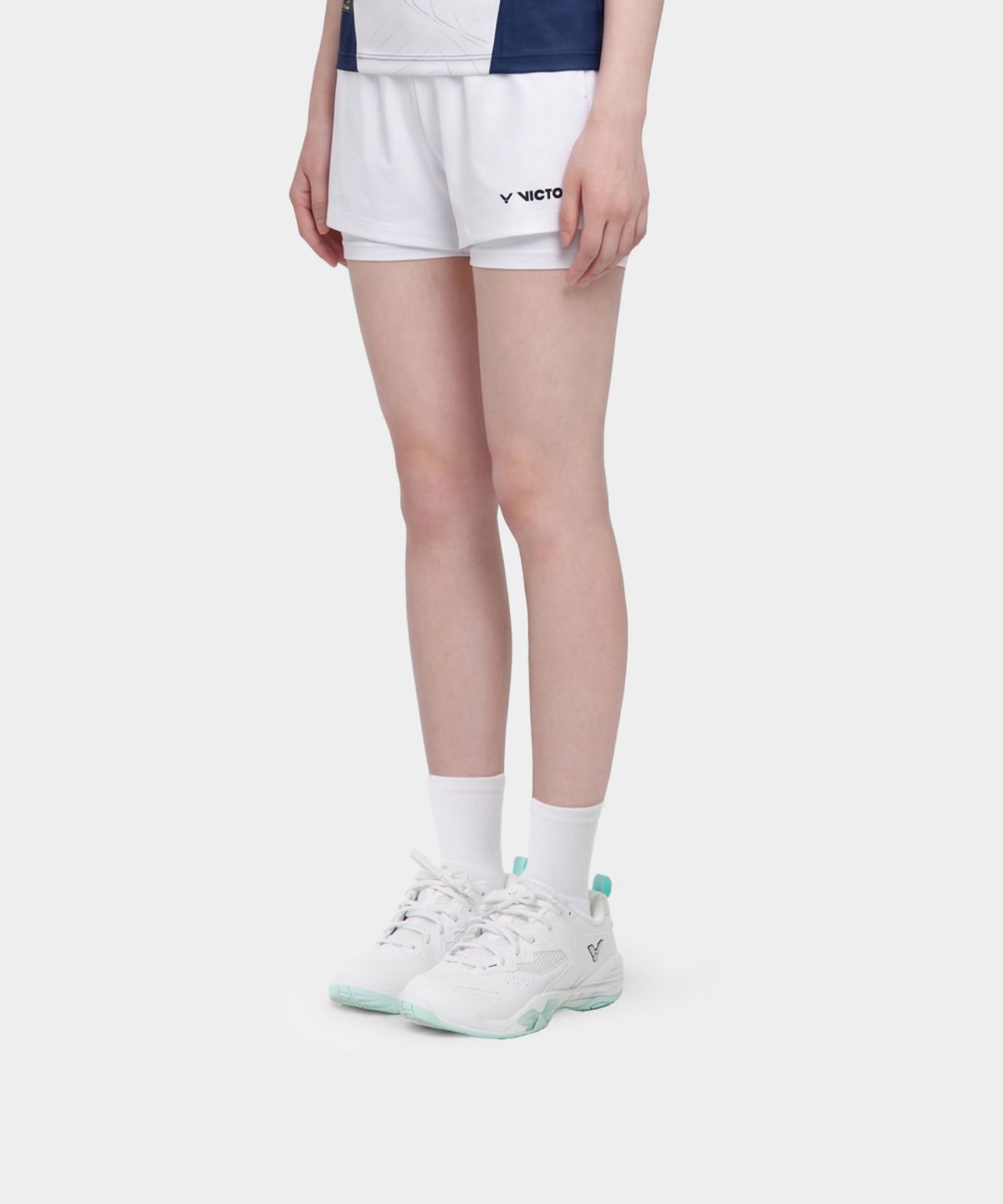 빅터(VICTOR) SAFE LEGGINGS 여성 투인원 반바지 (VTC6CPS002F)