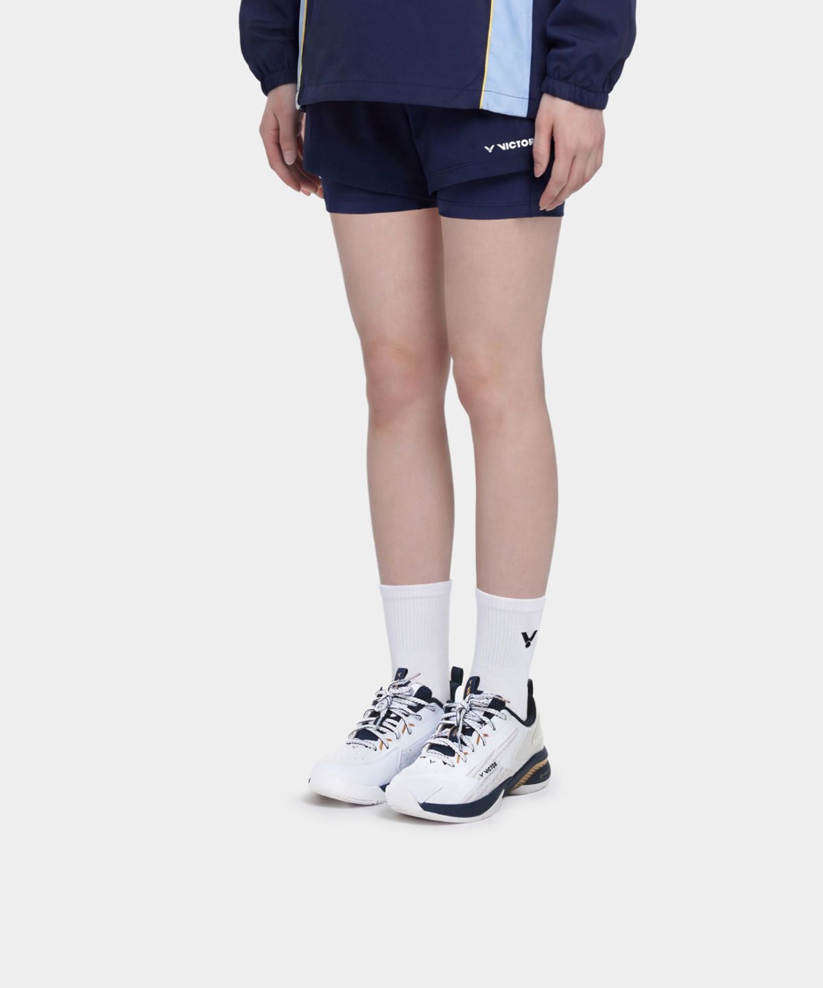 빅터(VICTOR) SAFE LEGGINGS 여성 투인원 반바지 (VTC6CPS001F)
