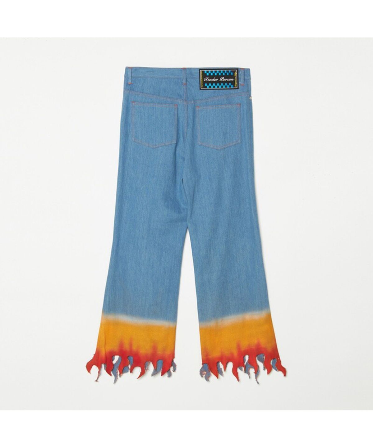 찬스클로딩(CHANCE CLOTHING) FLAME DEIM PANTS - INDIGO