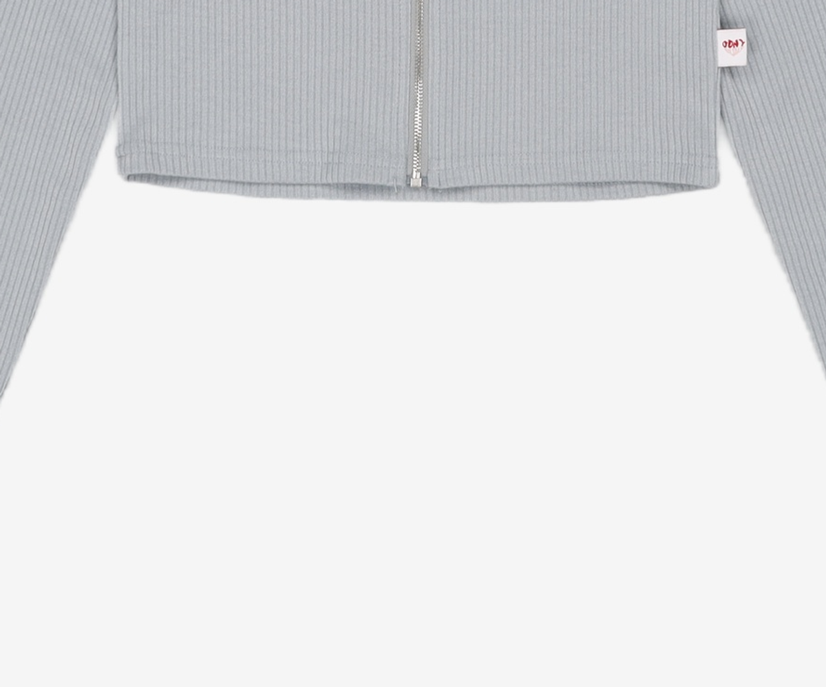 오디너리 홀리데이(ORDINARY HOLIDAY) 카라집업가디건 COLLAR ZIP-UP CARDIGAN FREE