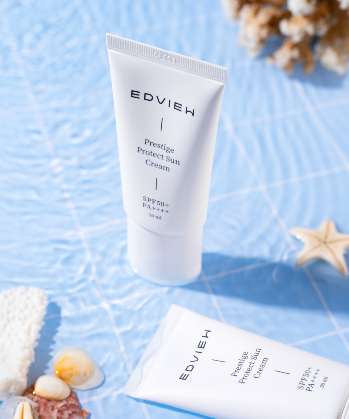 에드뷰(EDVIEW) 무기자차 안티에이징 선크림 50ml