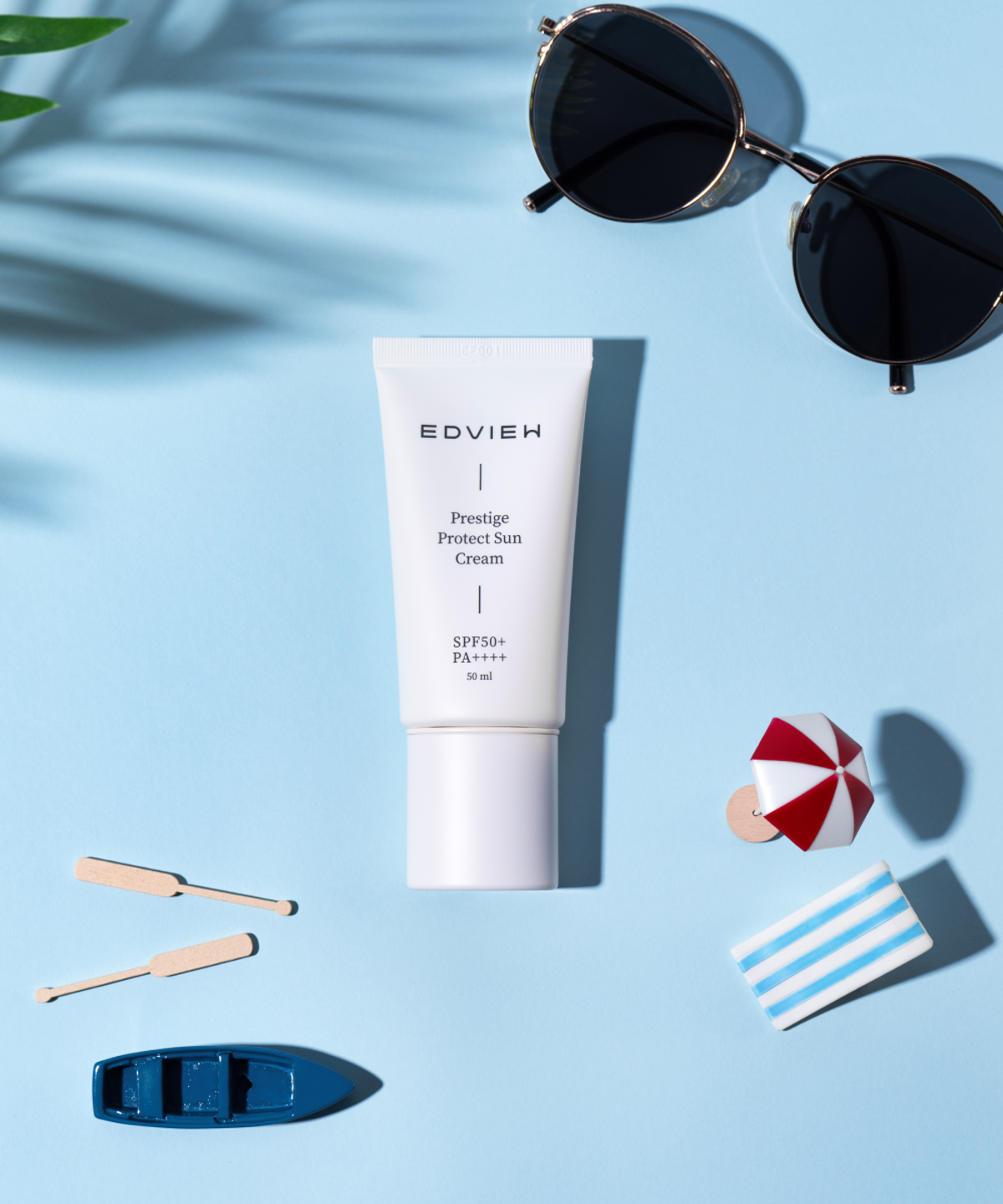 에드뷰(EDVIEW) 무기자차 안티에이징 선크림 50ml