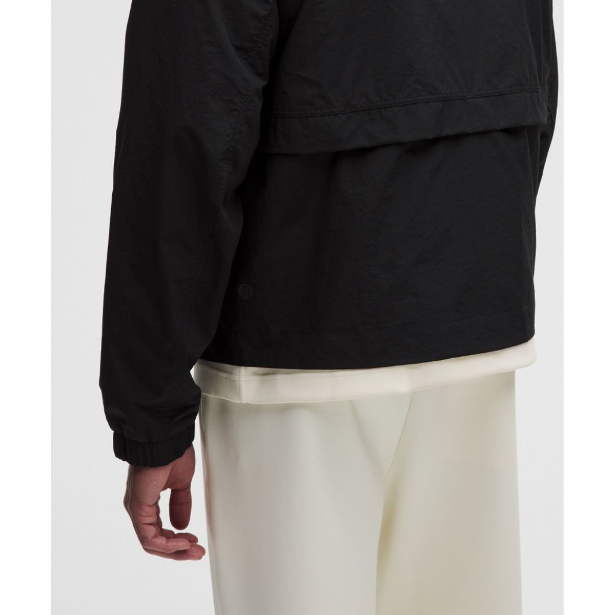 룰루레몬(LULULEMON) 코튼 블렌드 칼라드 재킷  BLK BLK