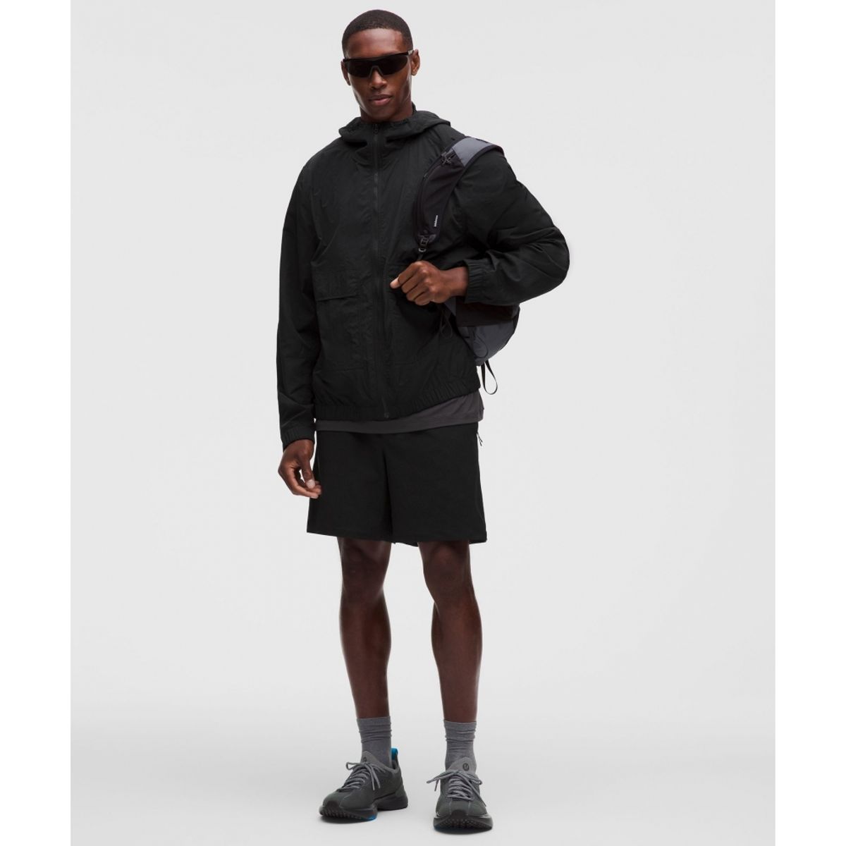 룰루레몬(LULULEMON) UV 프로텍티브 스태시 앤 대시 윈드브레이커  BLK