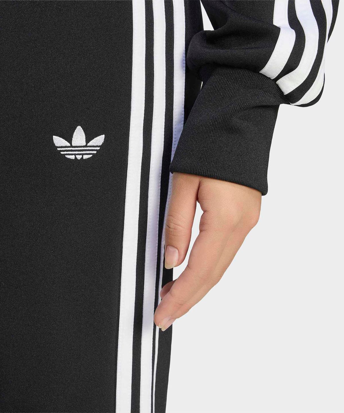 아디다스(ADIDAS) 3S 플레어드 팬츠 - 블랙:화이트 / KQ6424