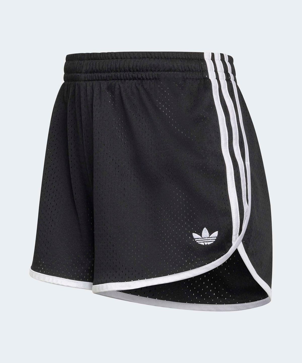 아디다스(ADIDAS) 3-스트라이프 메쉬 스프린터 숏 팬츠 - 블랙:화이트 / KS6792