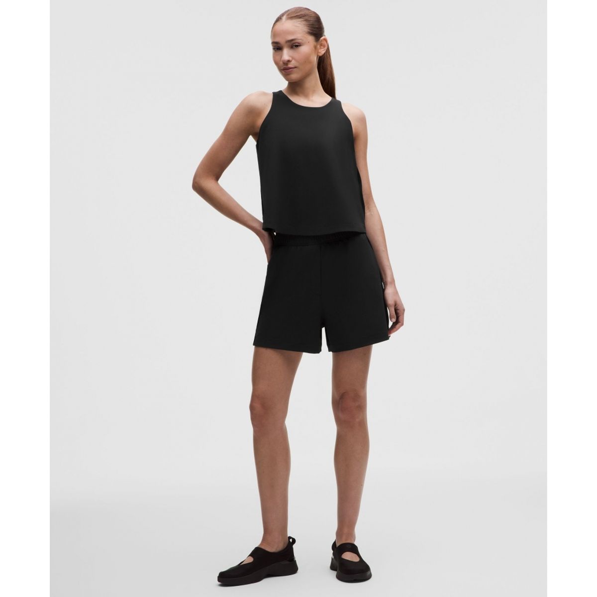 룰루레몬(LULULEMON) 스트레치 우븐 릴랙스 핏 탱크탑  BLK