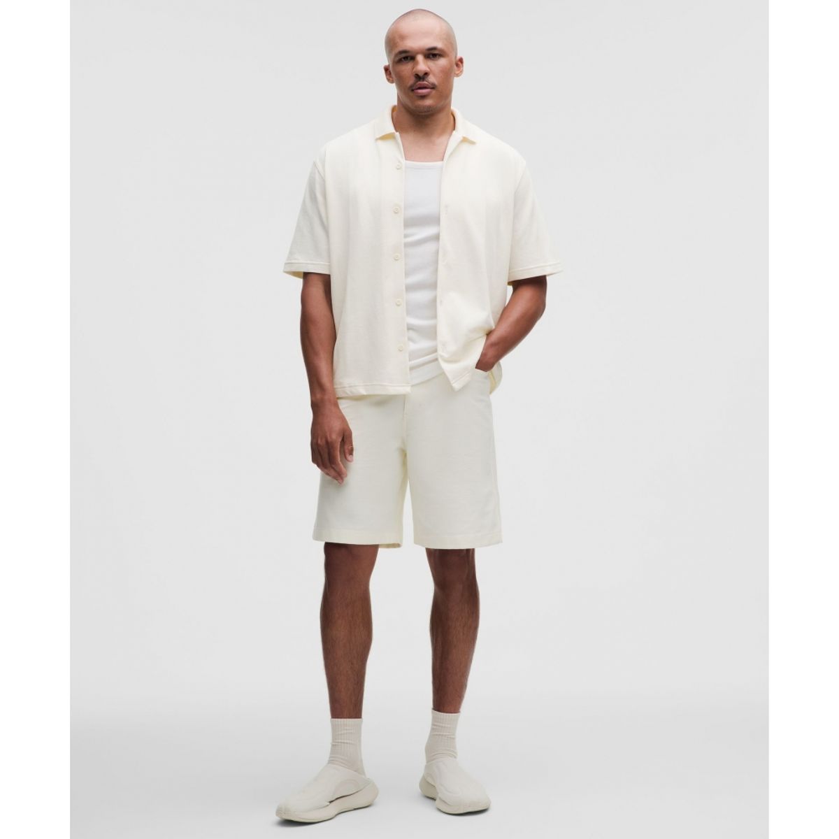 룰루레몬(LULULEMON) 피케 퍼포머 캠프 칼라 셔츠  CABA