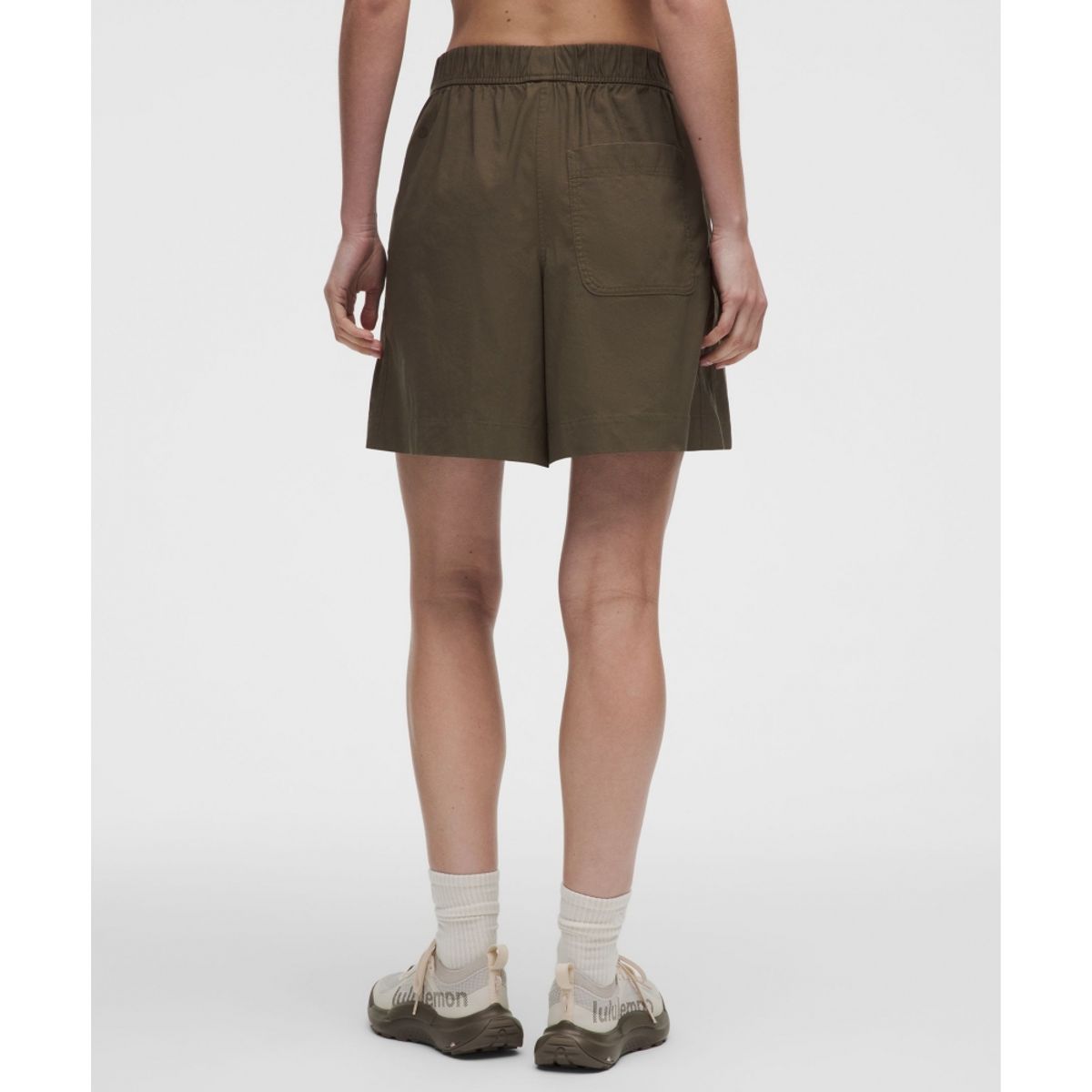 룰루레몬(LULULEMON) LuluLinen 하이라이즈 릴랙스 핏 쇼츠 7inch  OVBR