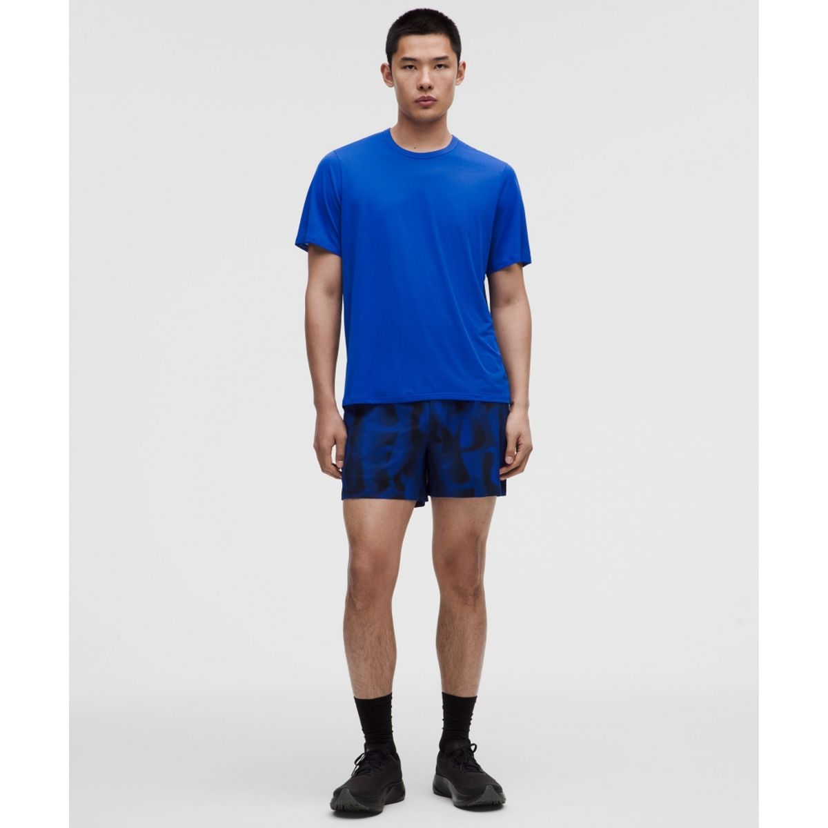 룰루레몬(LULULEMON) 멘즈 패스트 앤 프리 숏슬리브 셔츠 *퍼포레이티드 스트라이프  BEBA
