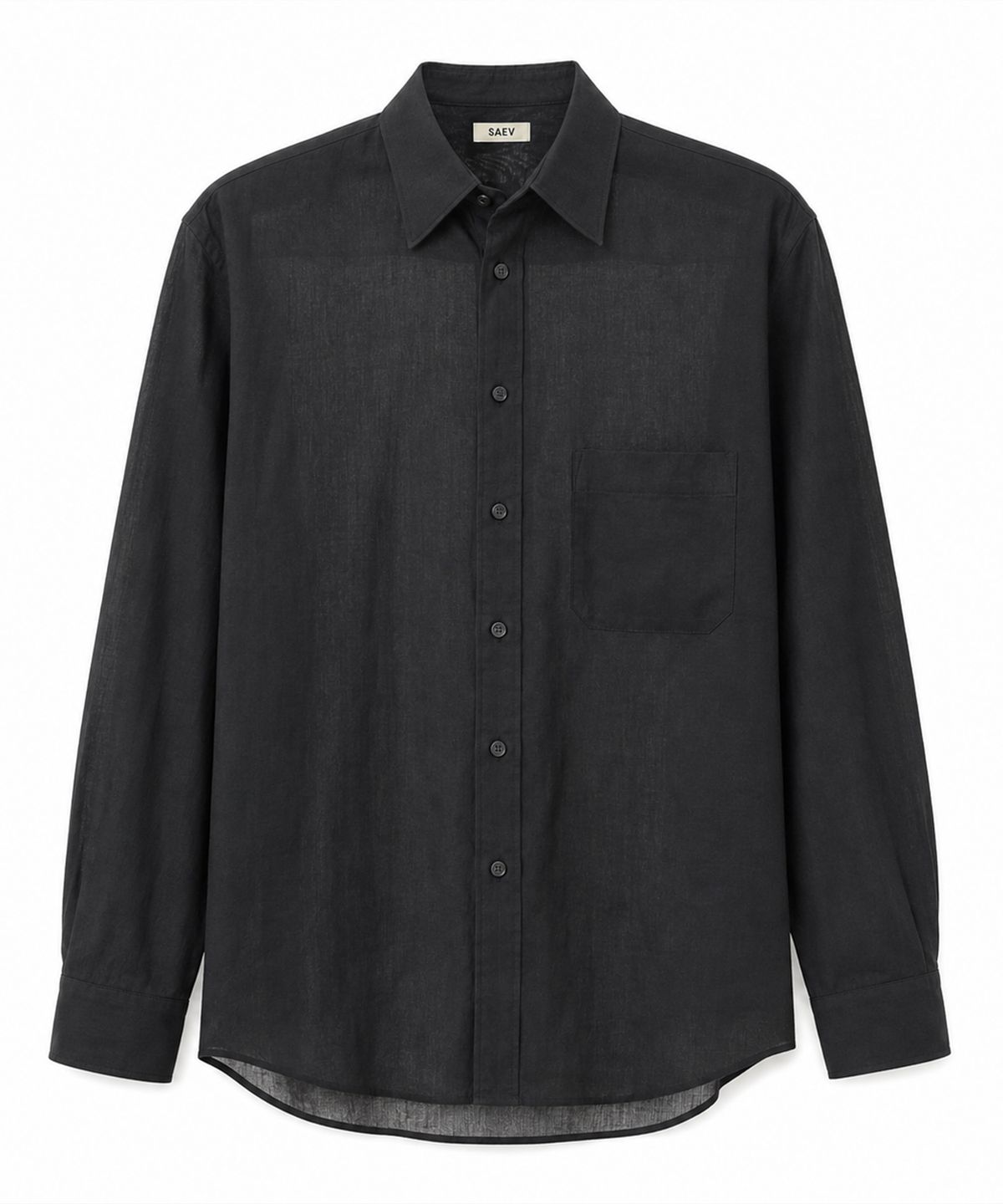 세이브(SAEV) BREEZY RELAXED SILHOUETTE SHIRT (BLACK)