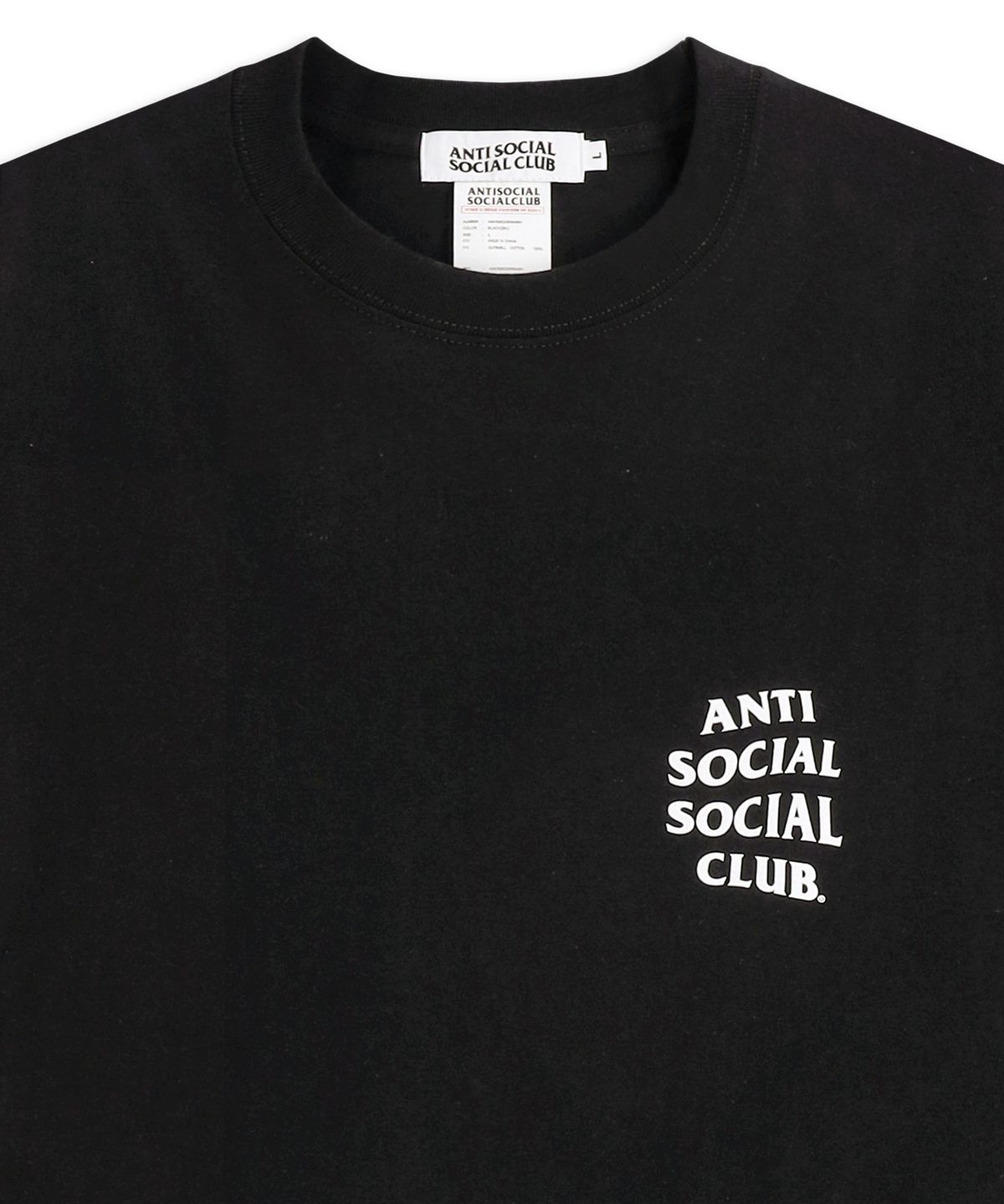 안티 소셜 소셜 클럽(ANTI SOCIAL SOCIAL CLUB) ANTI SOCIAL SOCIAL CLUB OG LOGO T-SHIRTS BLACK