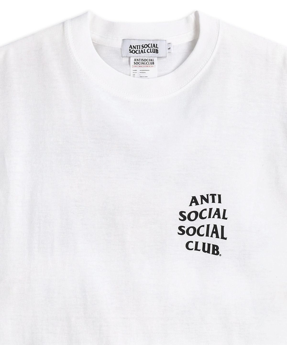 안티 소셜 소셜 클럽(ANTI SOCIAL SOCIAL CLUB) ANTI SOCIAL SOCIAL CLUB OG LOGO T-SHIRTS WHITE