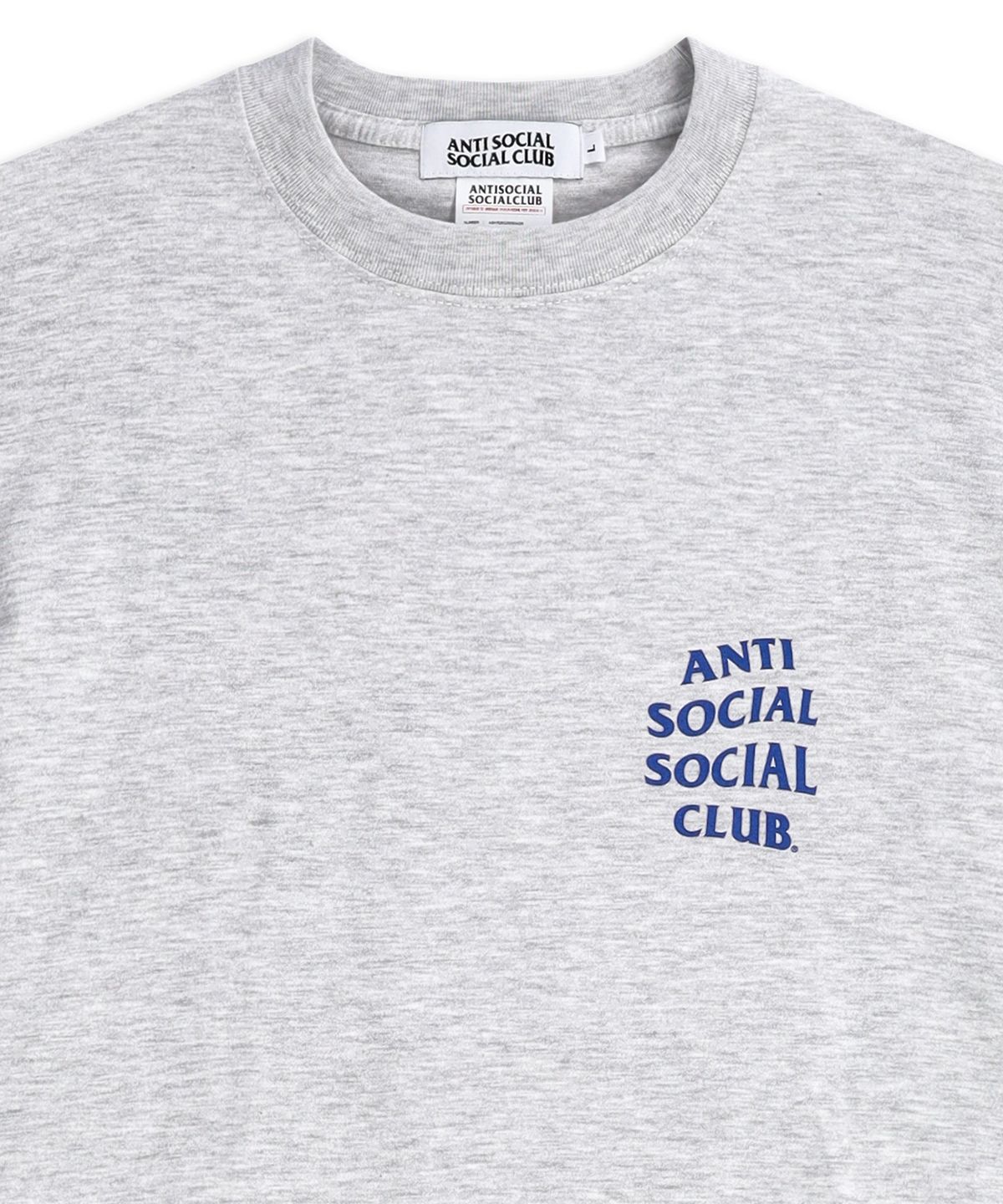 안티 소셜 소셜 클럽(ANTI SOCIAL SOCIAL CLUB) ANTI SOCIAL SOCIAL CLUB OG LOGO T-SHIRTS HEATHER GREY
