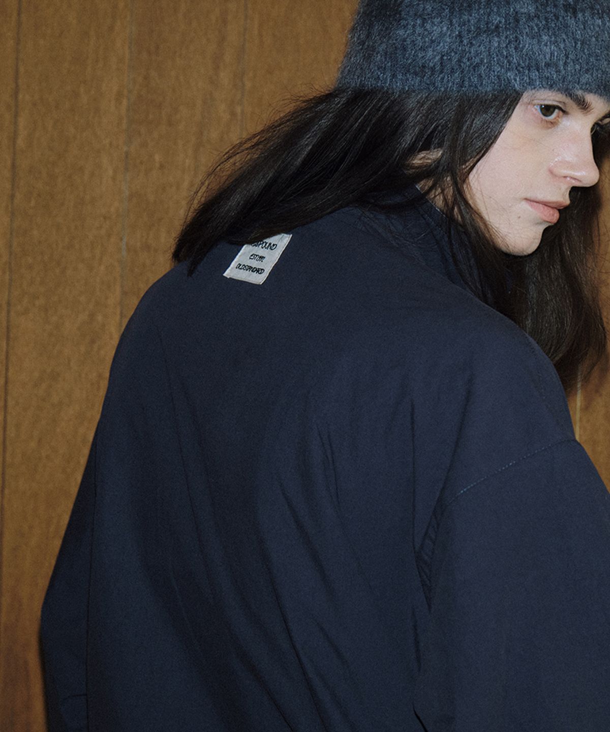 108파운드(108POUND) Paul Reversible Fleece Zip-up_Navy/Melange