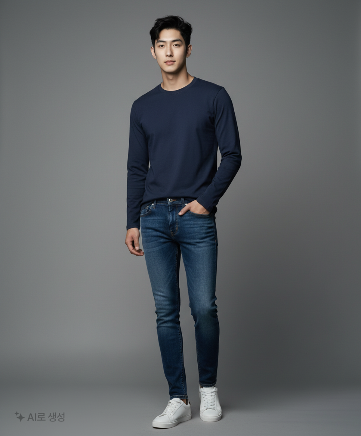 지오다노(GIORDANO) 긴소매 티셔츠 M