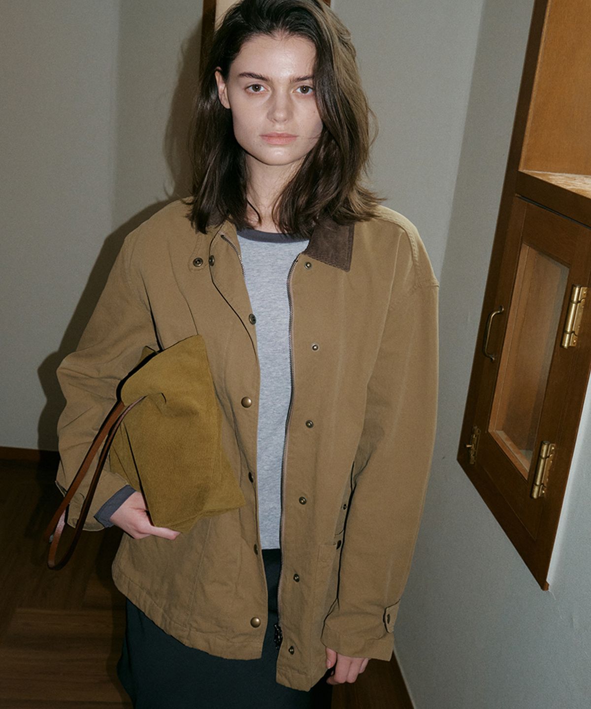 108파운드(108POUND) Mason Work Jacket_Beige