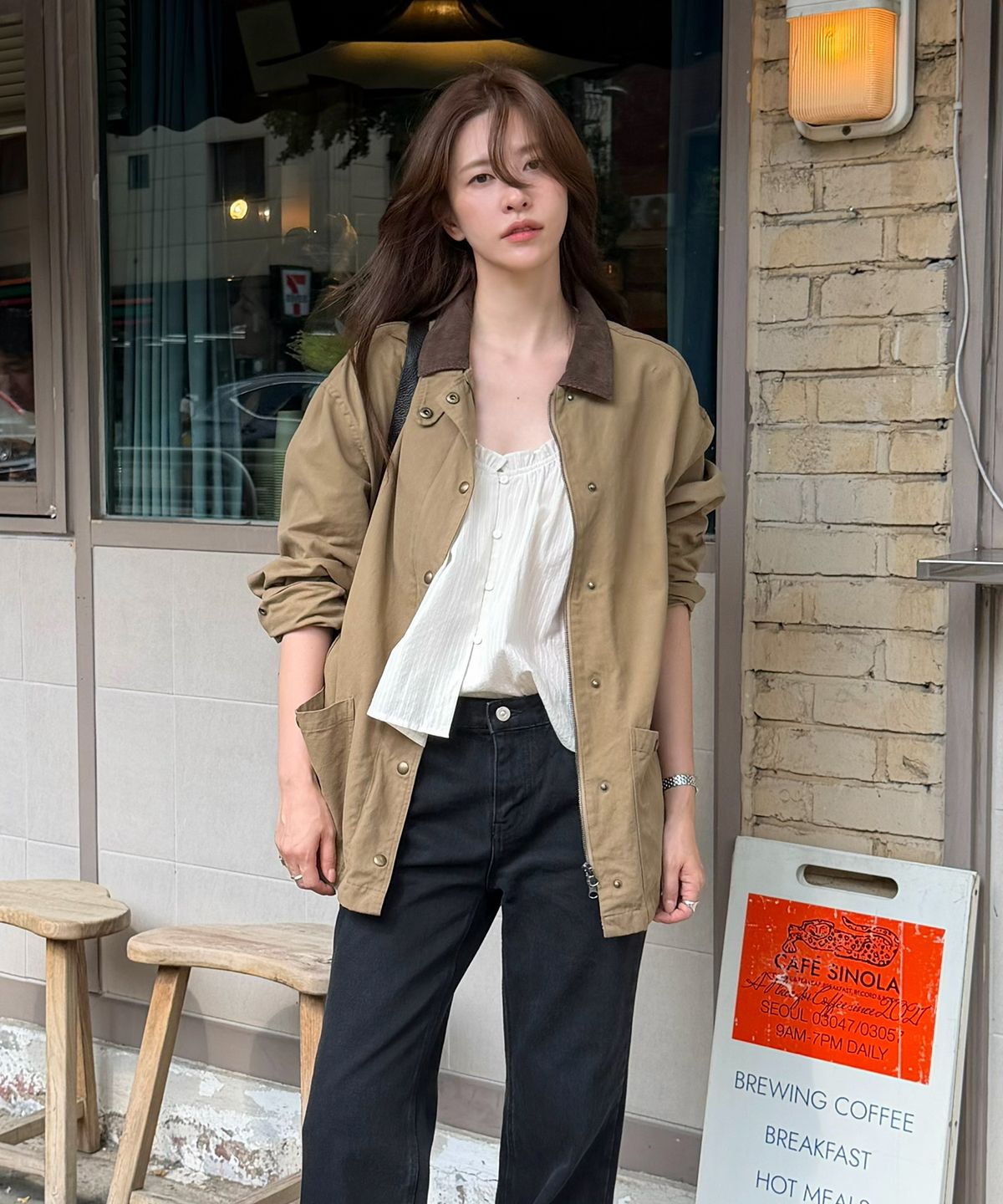 108파운드(108POUND) Mason Work Jacket_Beige