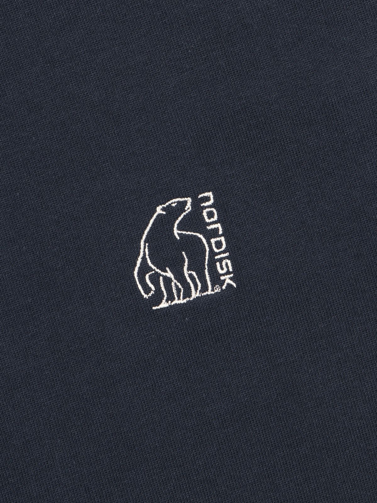 노르디스크(NORDISK) 실케보르 그래픽 헤비웨이트 반팔 티셔츠 - U_Navy