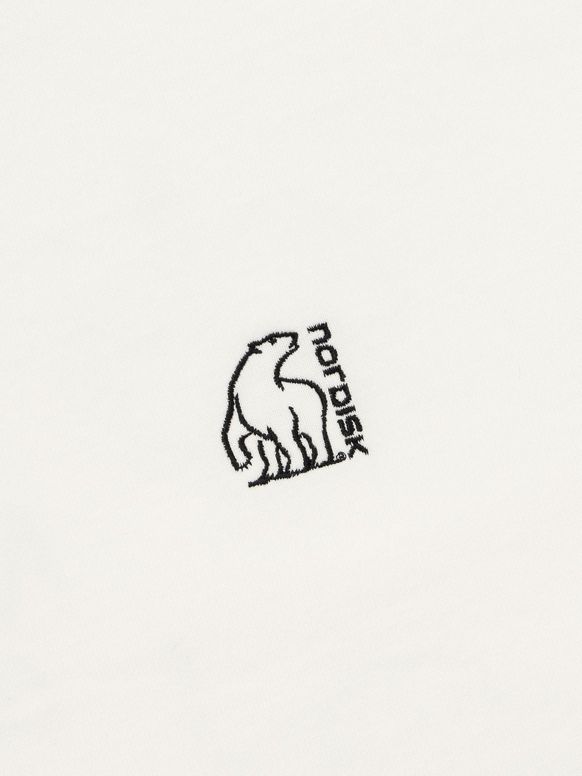 노르디스크(NORDISK) 실케보르 그래픽 헤비웨이트 반팔 티셔츠 - U_Off White