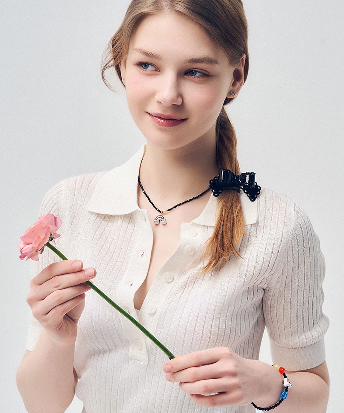 다나버튼(DANA BURTON) 루시엔느 리본 헤어끈